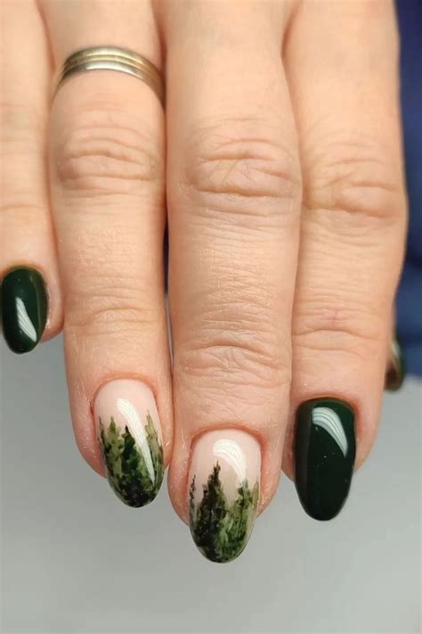 Get spellbound with Northwoods-inspired nail trends